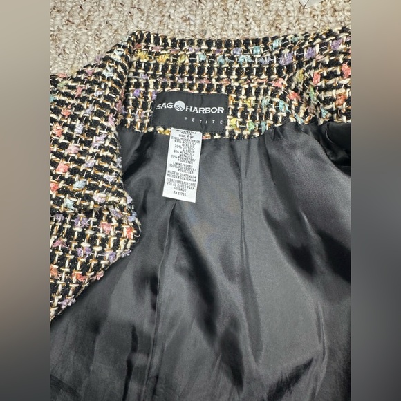 Sag Harbor multicolor Shirt Jacket size 6P - Picture 4 of 7